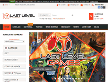 Tablet Screenshot of lastlevel.es